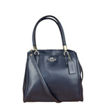 Coach Vintage Navy Leather 2Way Bag