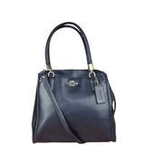 Coach Vintage Navy Leather 2Way Bag