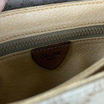 Celine Vintage Macadam Canvas Crossbody Bag