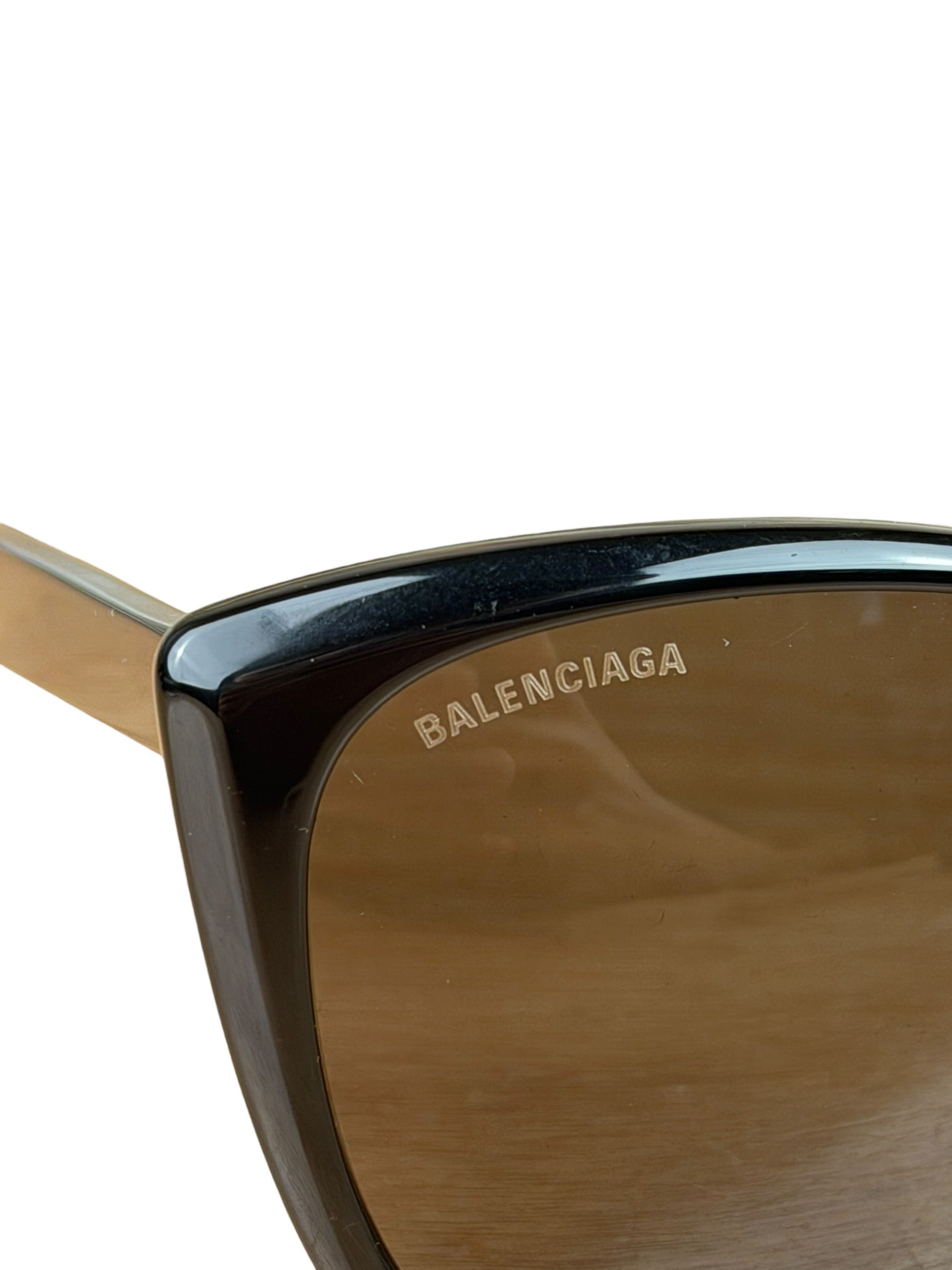 Balenciaga Black/Grey BB0175SA Alternative Fit Square Sunglasses