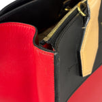 Louis Vuitton Red Leather City Steamer Handbag MM