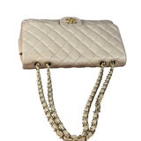 Chanel Beige Clair Jumbo Classic Flap Shoulder Bag 1990