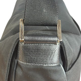 Gucci Black Canvas Flap Messenger Bag