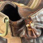 Campomaggi Dark Brown Leather 2 Way Tote