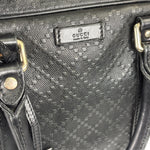 Gucci Black Leather Diamante Briefcase
