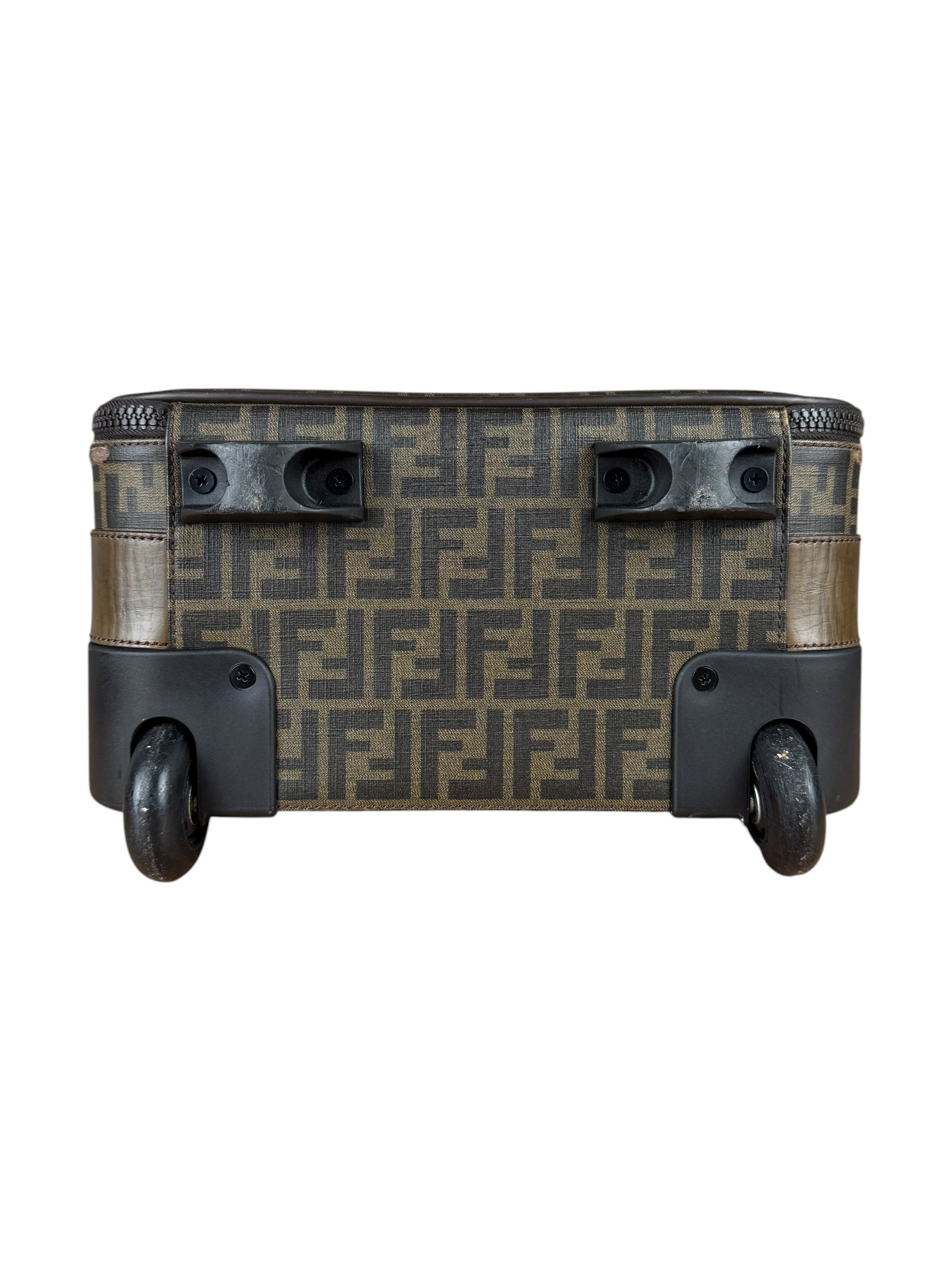 Fendi Vintage Zucca Coated Roller Luggage