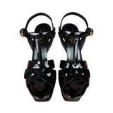 Saint Laurent Tribute Patent Leather Black Heels