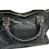 Balenciaga Charcoal Le City Small Two-Way Bag