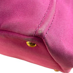 Prada Vintage Pink M Canapa Tote