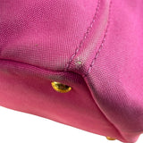 Prada Vintage Pink M Canapa Tote
