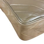 Chanel Tan Beige Chevron Leather Camera Case