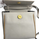 Salvatore Ferragamo Vintage Cream Vara Leather Crossbody Shoulder Bag