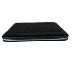 Chanel Black Quilted Caviar Leather Tablet Clutch Case