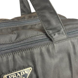 Prada Vintage Black Tessuto Nylon Travel Bag