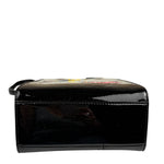 Off-White Black Patent Leather Kids Butterfly Bookish Two-Way Bag