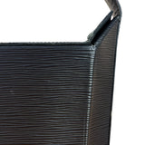Yves Saint Laurent Black Epi Sac Seau Shoulder Bag