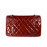 Chanel Red Patent  Quilted Double 2.55 Flap 2009
