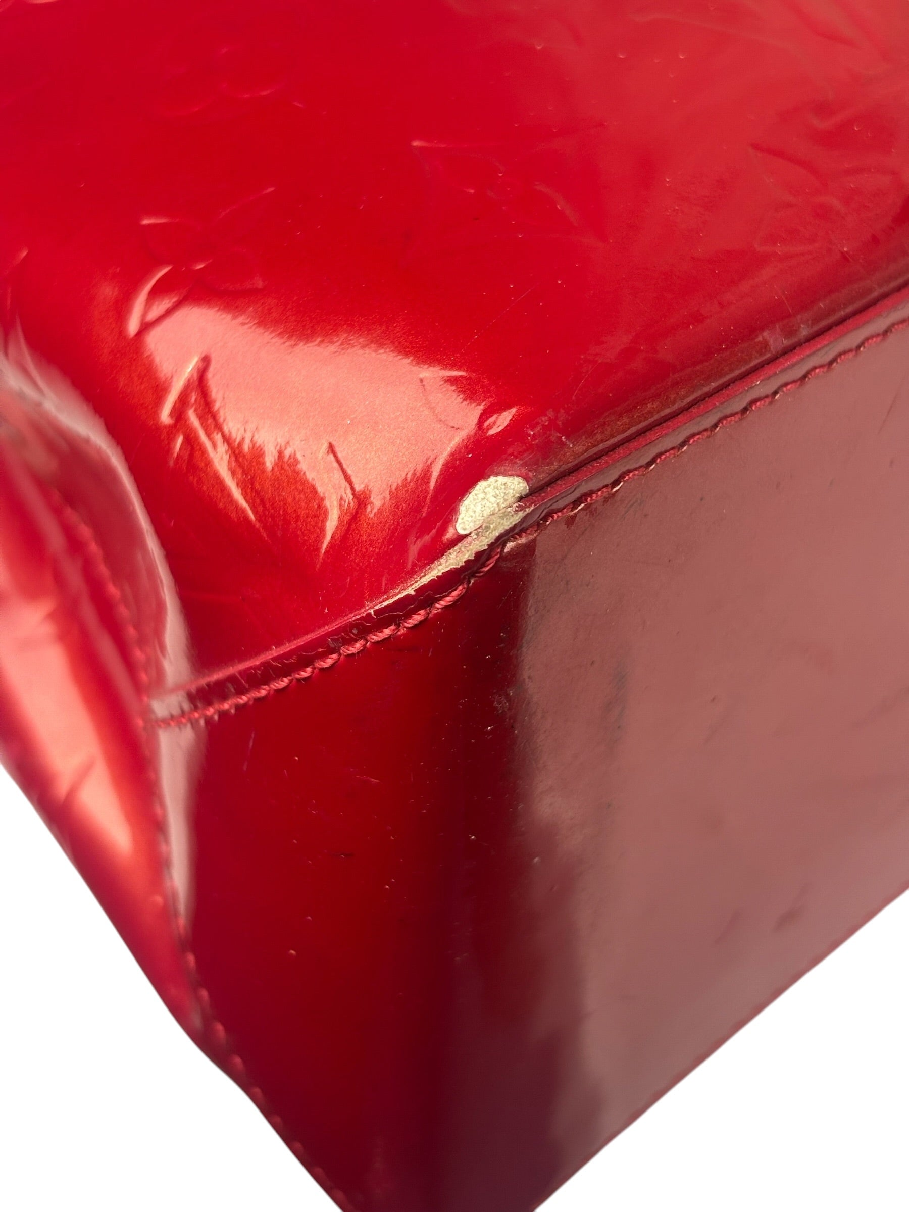 Louis Vuitton Monogram Red Vernis Wilshire PM