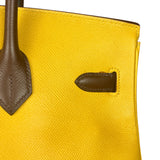 Hermes Birkin 35 Cushvel Havana x Jaune