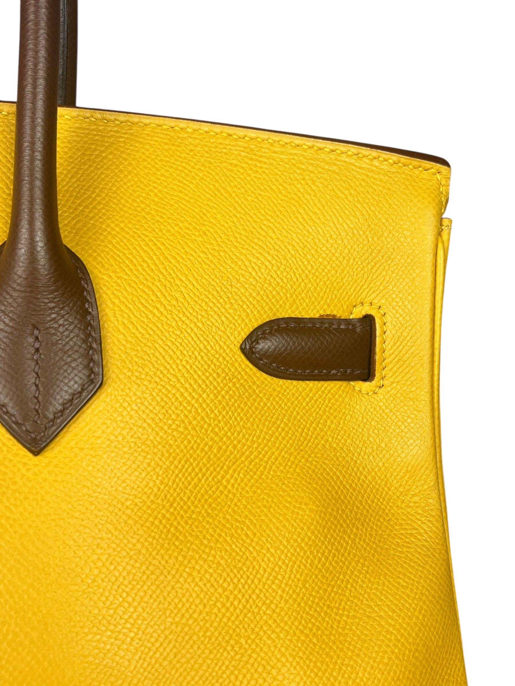 Hermes Birkin 35 Cushvel Havana x Jaune