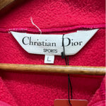 Christian Dior Vintage Sport Pink Fleece Jacket