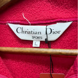Christian Dior Vintage Sport Pink Fleece Jacket