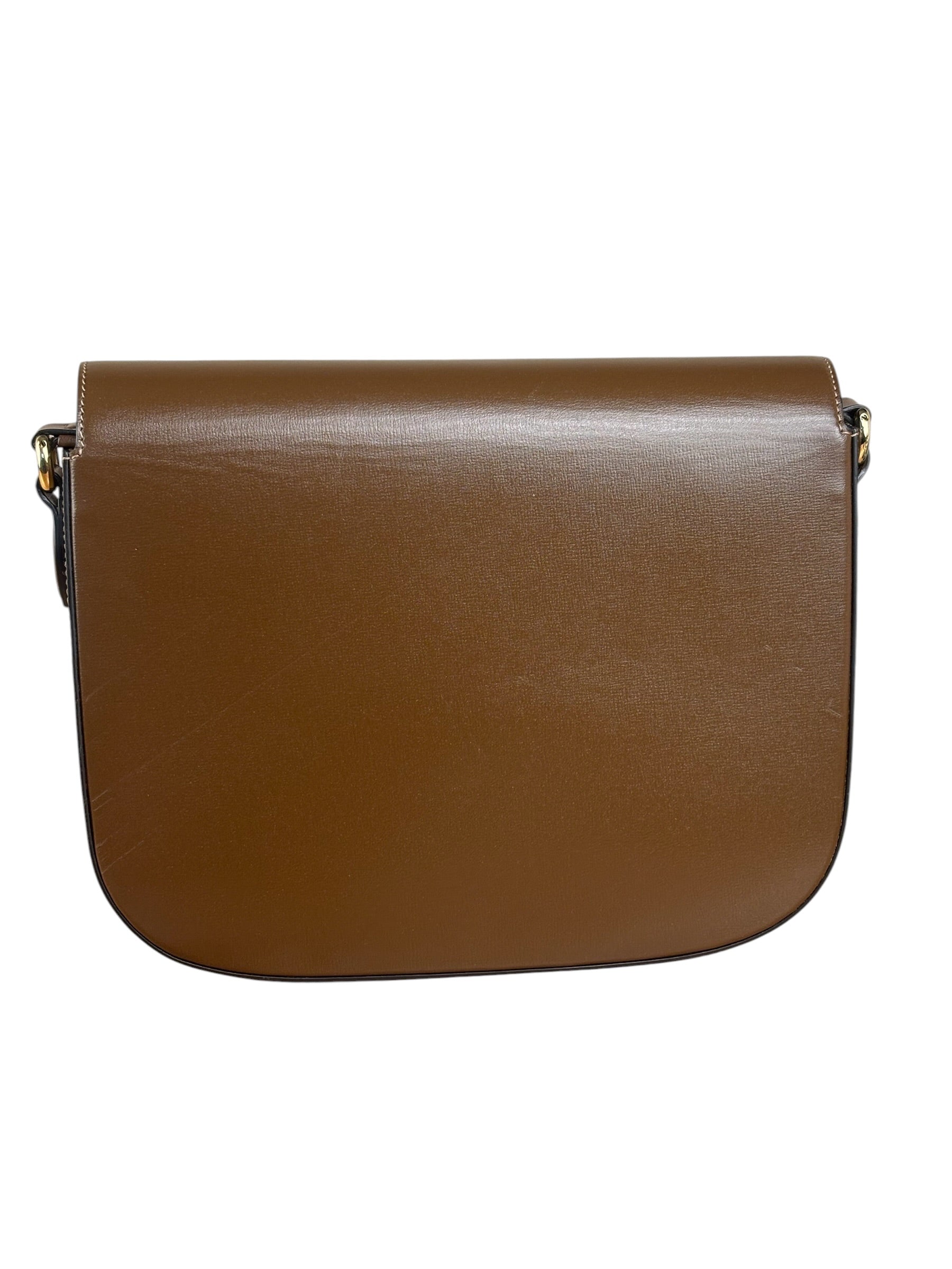 Gucci Tan Brown 1955 Horsebit Shoulder Bag