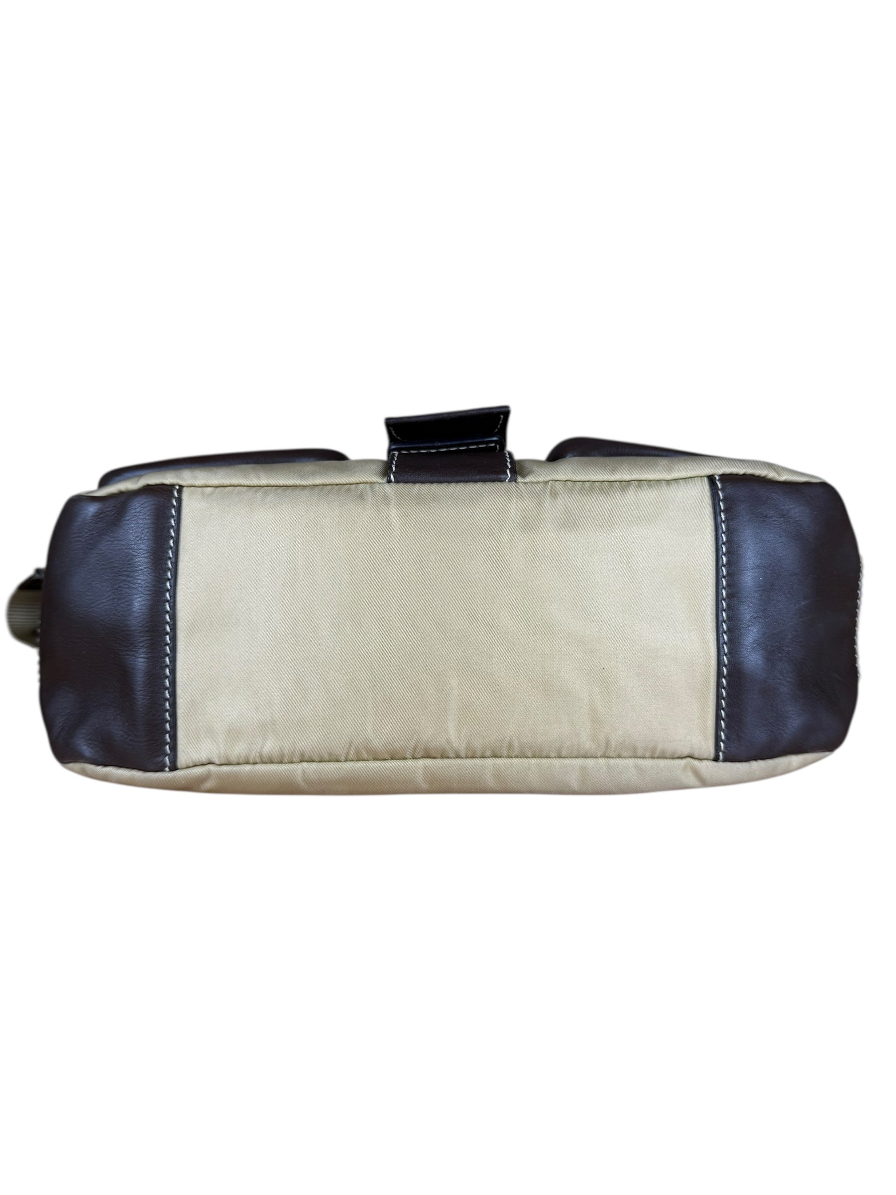 Prada Tessuto Buckle Shoulder Bag