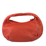 Bottega Veneta Orange Intrecciato Hobo Bag