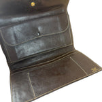 Celine Vintage Canvas Snap Trifold Wallet