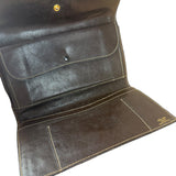 Celine Vintage Canvas Snap Trifold Wallet