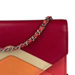 Chanel Pink Leather Wallet on Chain Crossbody Bag 2017