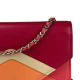 Chanel Pink Leather Wallet on Chain Crossbody Bag 2017