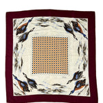 Gucci Vintage Checkerboard Nature Scarf