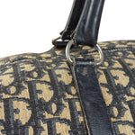Christian Dior Vintage Navy Blue Trotter Boston Bag