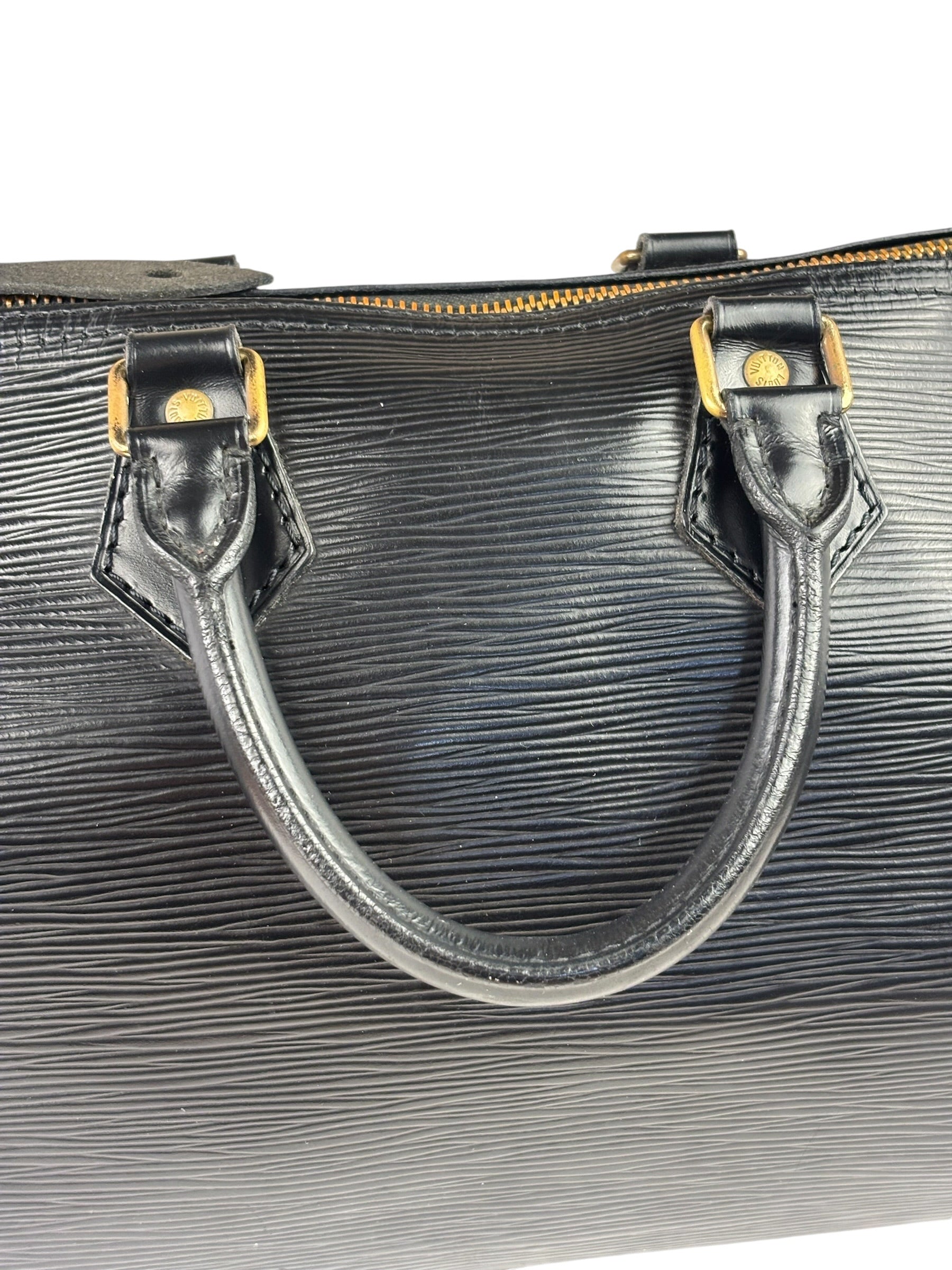 Louis Vuitton Black Epi Leather 25
