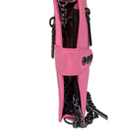 Kenzo Kalifornia Pink Leather Wallet On Chain