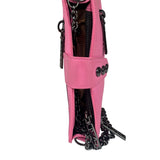 Kenzo Kalifornia Pink Leather Wallet On Chain