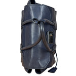 Prada Vintage Muted Blue Leather Glace 2Way Handbag