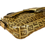 Fendi FF Sequin PVC Coated Canvas Baguette