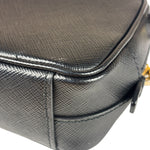 Prada Black Saffiano Leather Mini Camera Bag