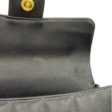 Chanel Black Satin Chocolate Bar Mini East-West Flap Bag