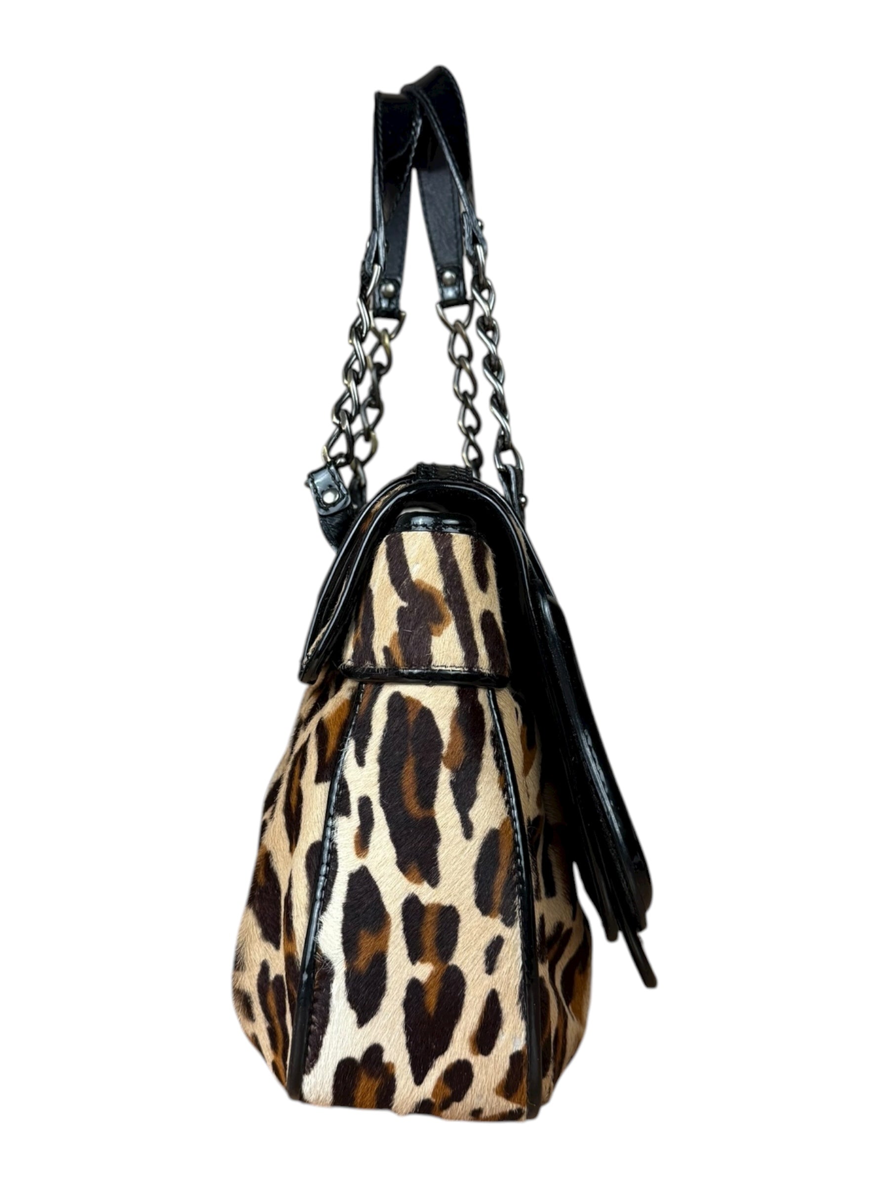 Fendi Leopard Print B Bag