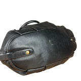 Prada Black Leather Vitello Daino Handbag