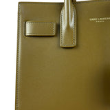 Saint Laurent Green Leather Nano Sac De Jour 2Way Tote