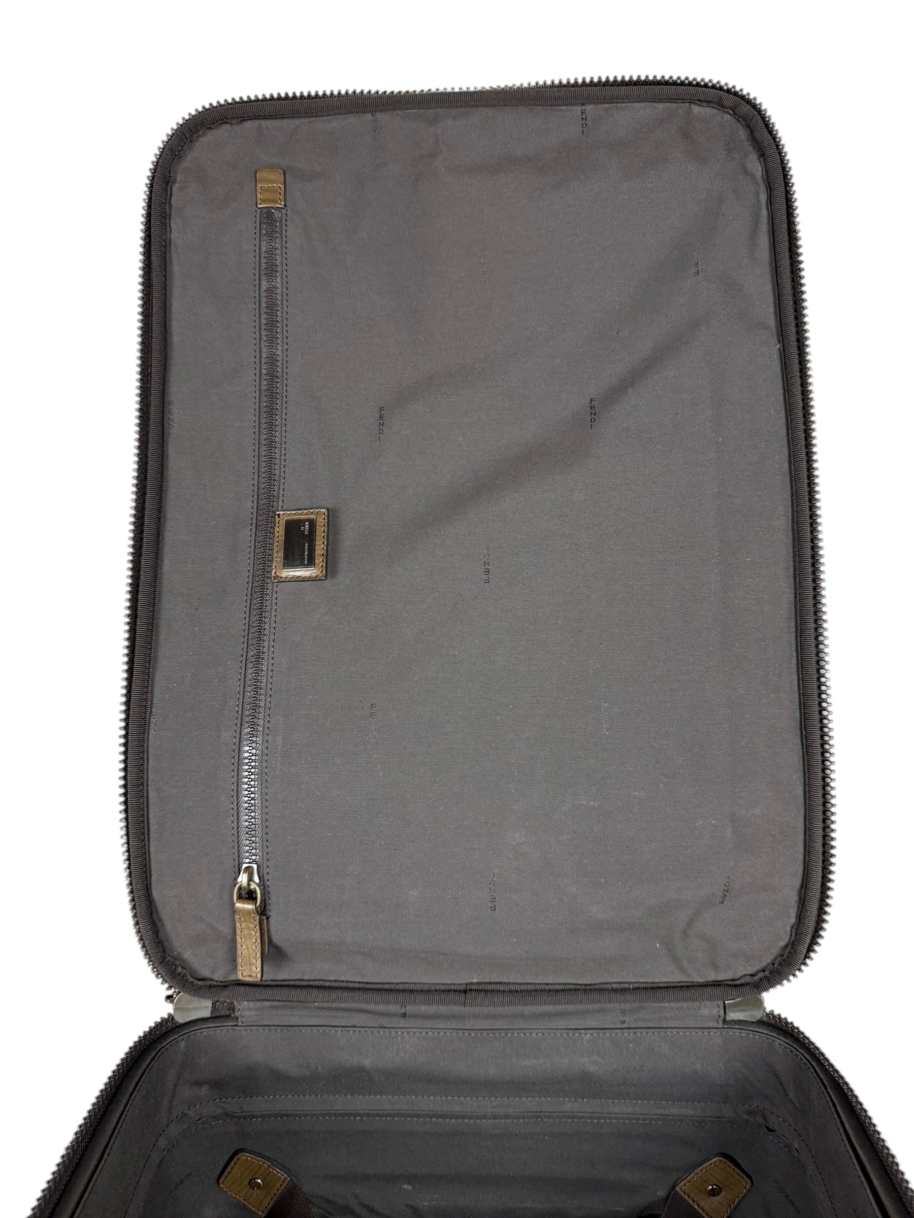 Fendi Vintage Zucca Coated Roller Luggage