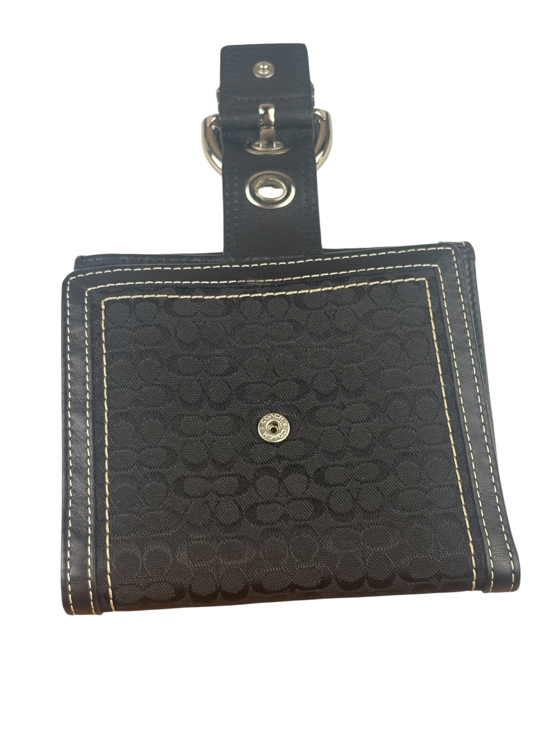 Coach Vintage Signature Compact Wallet