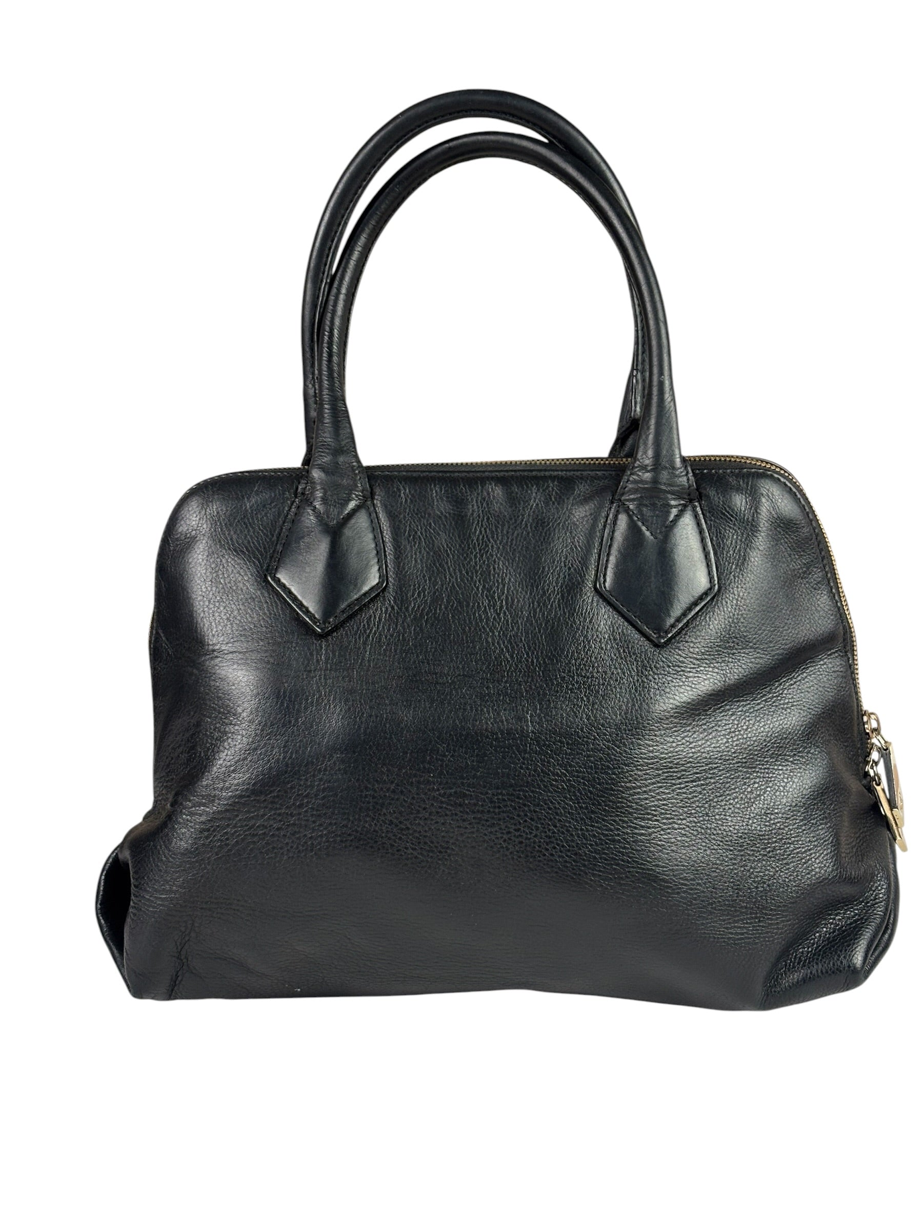Vivienne Westwood Black Leather Shoulder Bag