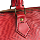 Louis Vuitton Red Epi Leather Speedy 25