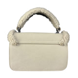Brunello Cucinelli White Shearling Bag